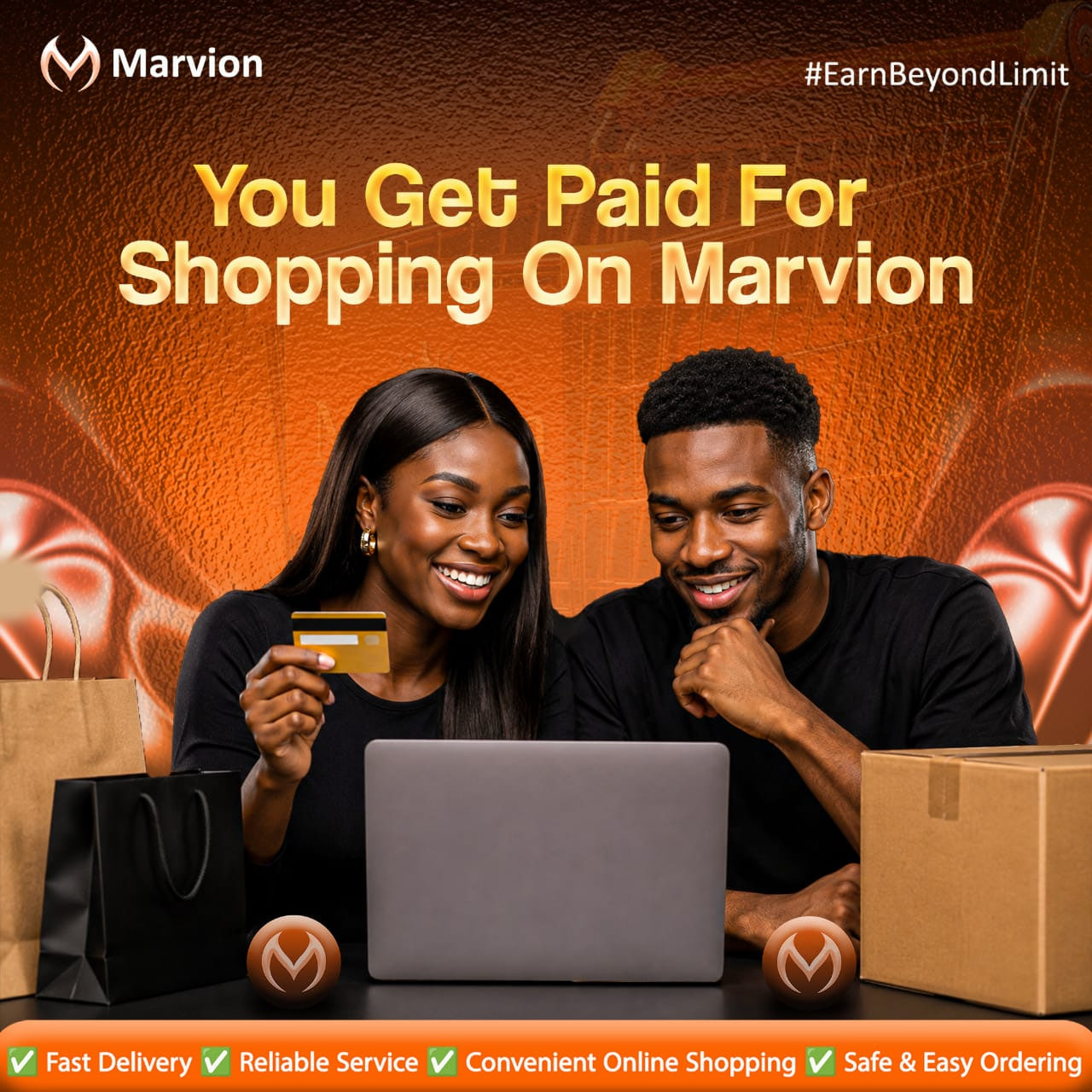 Get paid shopping